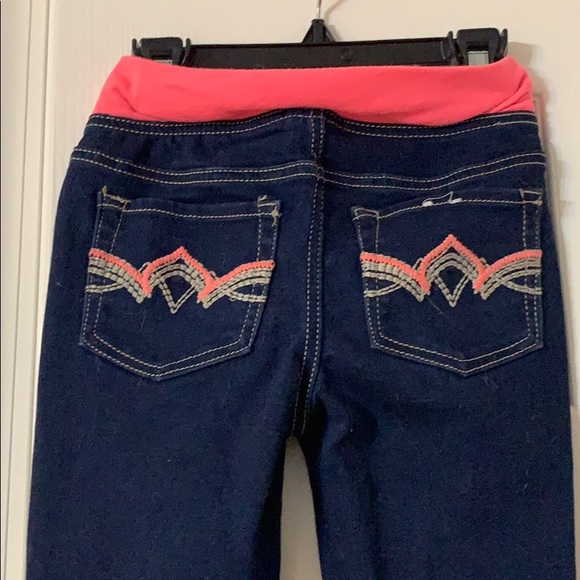 SQZ pink and blue Jegging style jeans - Picture 3 of 3